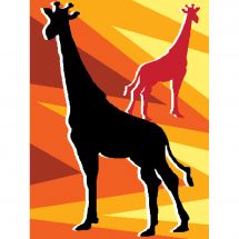 Kit di tela per bambini - Luc Créations - Giraffe