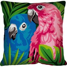 Kit cuscino fori grossi - Margot de Paris - Uccelli colorati 