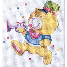 Kit Punto Croce - Vervaco - L'orso musicista