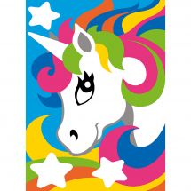 Canovaccio antico - Margot de Paris - Unicorno colorato