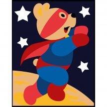 Kit di tela per bambini - Margot de Paris - Super orso