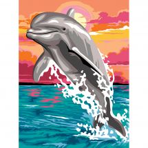 Canovaccio antico - SEG de Paris - Il salto - con matassine MOULINE DMC