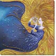 Kit di ricamo con perline - Abris Art - Ragazza stellata