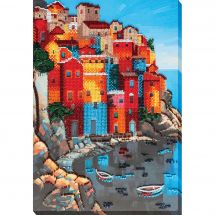 Kit di ricamo con perline - Abris Art - Oasi di pace