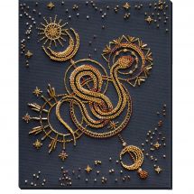 Kit di ricamo con perline - Abris Art - Talismano d'oro