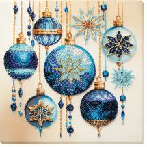 Kit di ricamo con perline - Abris Art - Feste di Natale
