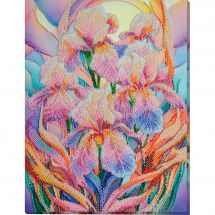 Kit di ricamo con perline - Abris Art - Ispirazione floreale