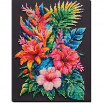 Kit di ricamo con perline - Abris Art - Piacere celeste