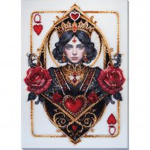 Kit di ricamo con perline - Abris Art - La regina di cuori