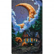 Kit di ricamo con perline - Abris Art - Notte silenziosa