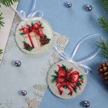Kit di ricamo con perline - Abris Art - Regalo di Capodanno