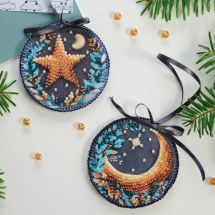 Kit di ricamo con perline - Abris Art - Stella, risplendi!