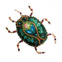 Kit di ricamo con perline - Abris Art - scarafaggio
