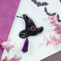 Kit di ricamo con perline - Abris Art - Cappello da strega