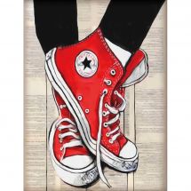 Kit ricamo diamante - Diamond Painting - Sneaker