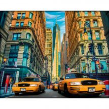 Kit ricamo diamante - Diamond Painting - Taxi a New york