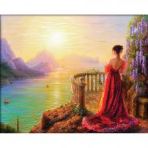 Kit ricamo diamante - Diamond Painting - Al tramonto