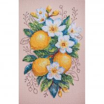 kit ricamo a punto croce - Abris Art - Umore di limone