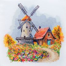 kit ricamo a punto croce - Abris Art - La melodia dei venti d'autunno