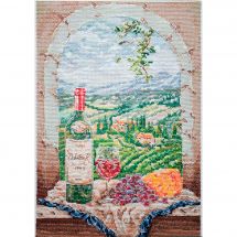kit ricamo a punto croce - Abris Art - Il sogno di un sommelier
