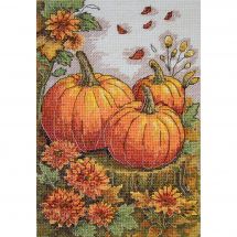 kit ricamo a punto croce - Abris Art - Palette autunnale del giardino