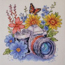 kit ricamo a punto croce - Abris Art - Cattura il momento