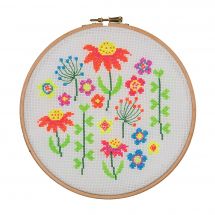 Kit Punto Croce - Anchor - Fiori sparsi