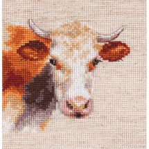 Kit Punto Croce - Alisa - Mucca