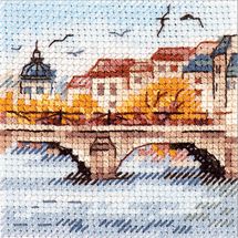 Kit Punto Croce - Alisa - Gabbiani sul ponte
