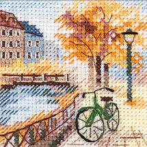 Kit Punto Croce - Alisa - La strada vicino al canale