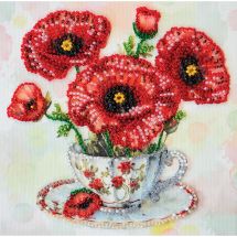 Kit di ricamo con perline - Abris Art - Una mattinata ispirata