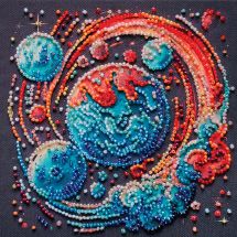 Kit di ricamo con perline - Abris Art - Energia cosmica