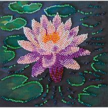 Kit di ricamo con perline - Abris Art - Lotus