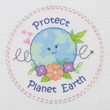 Kit di ricamo per bambini - Anchor - Proteggere il pianeta