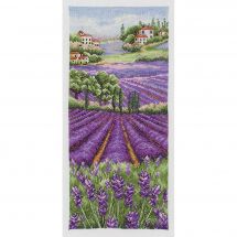 kit ricamo a punto croce - Anchor - Paesaggio provenzale alla lavanda