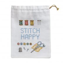 Kit di ornamenti da ricamare - Anchor - Borsa "Stitch Happy
