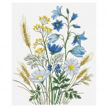 kit ricamo a punto croce - Andriana - Giacinta dei boschi