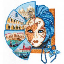 Kit Punto Croce - Andriana - Maschera veneziana