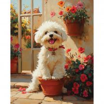 Kit ricamo diamante su telaio - Art City - Amico dolce