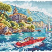 kit ricamo a punto croce - Ava - La costa