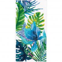 Kit Punto Croce - RTO - Fiore blu 1