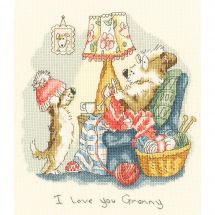 Kit Punto Croce - Bothy Threads - Ti voglio bene nonna