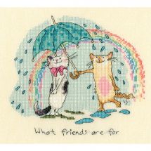 Kit Punto Croce - Bothy Threads - A cosa servono gli amici?