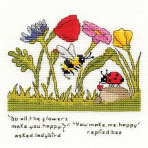 Kit Punto Croce - Bothy Threads - Tu mi rendi felice