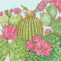 kit ricamo a punto croce - Bothy Threads - Giardino di cactus