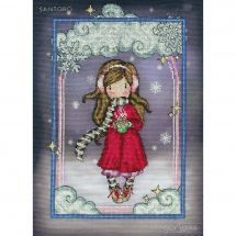 kit ricamo a punto croce - Bothy Threads - Baci a fiocco di neve