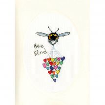 Kit bigliettini da ricamare - Bothy Threads - Bella ape