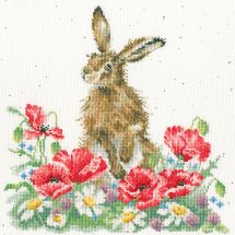 kit ricamo a punto croce - Bothy Threads - Campo di fiori