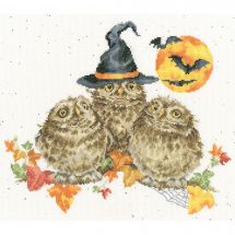 kit ricamo a punto croce - Bothy Threads - Happy Owl-o-ween
