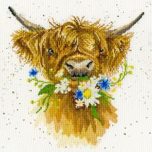 kit ricamo a punto croce - Bothy Threads - Margherita la mucca